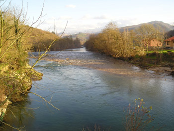 Vistas desde el puente de Villanueva.
